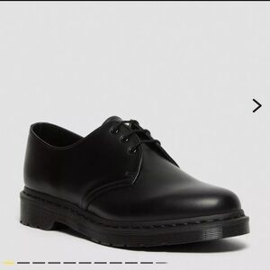 Dr. Martens Black Leather Women’s Oxford 1461 Mono Smooth Leather